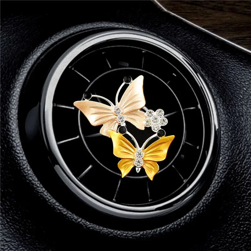 Car Air Outlet Perfume Clip Butterfly Air Conditioning Air Outlet Jewelry Goddess Aromatherapy Clip Car Diffuser Car Accessories