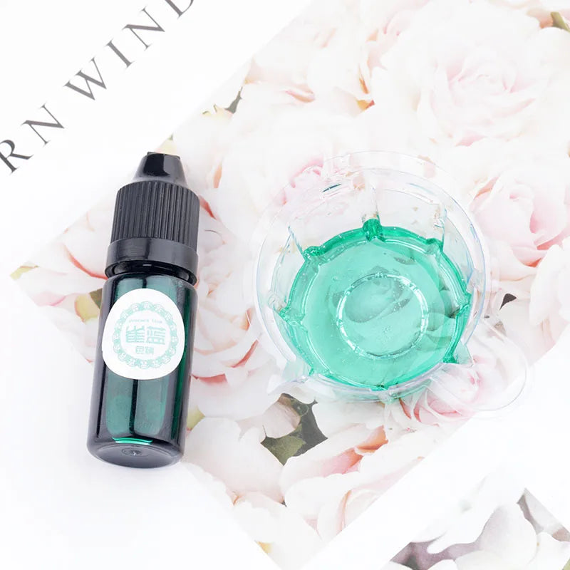 29 Colors 10ML Alcoholic Ink Resin Pigment Kit Liquid Resin Colorant Dye Ink Diffusion UV Epoxy Resin Pigment DIY Jewelry Making