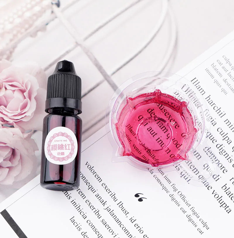 29 Colors 10ML Alcoholic Ink Resin Pigment Kit Liquid Resin Colorant Dye Ink Diffusion UV Epoxy Resin Pigment DIY Jewelry Making