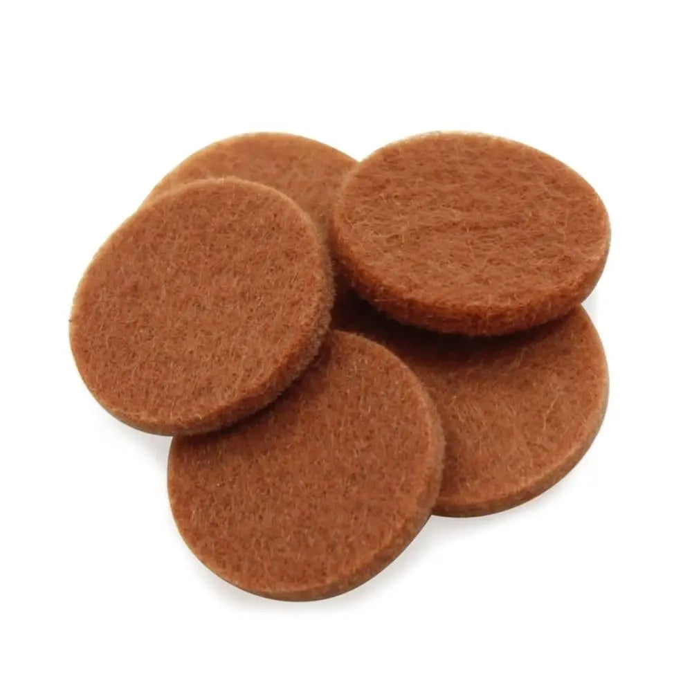 100Pcs Colorful Round Essential Oil Refill Pads Trendy Essential Oil Diffuser Round Aromatherapy Felt Pads Jewelry Accessories