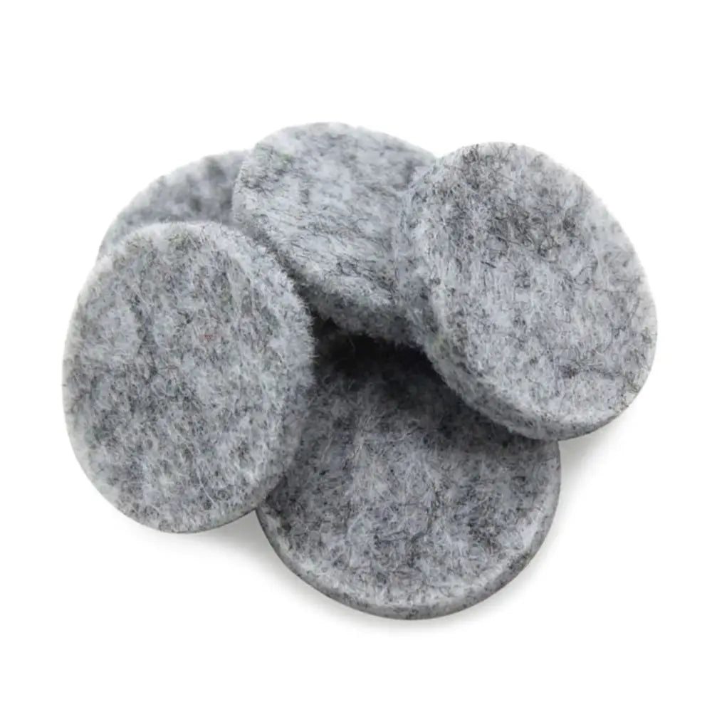 100Pcs Colorful Round Essential Oil Refill Pads Trendy Essential Oil Diffuser Round Aromatherapy Felt Pads Jewelry Accessories