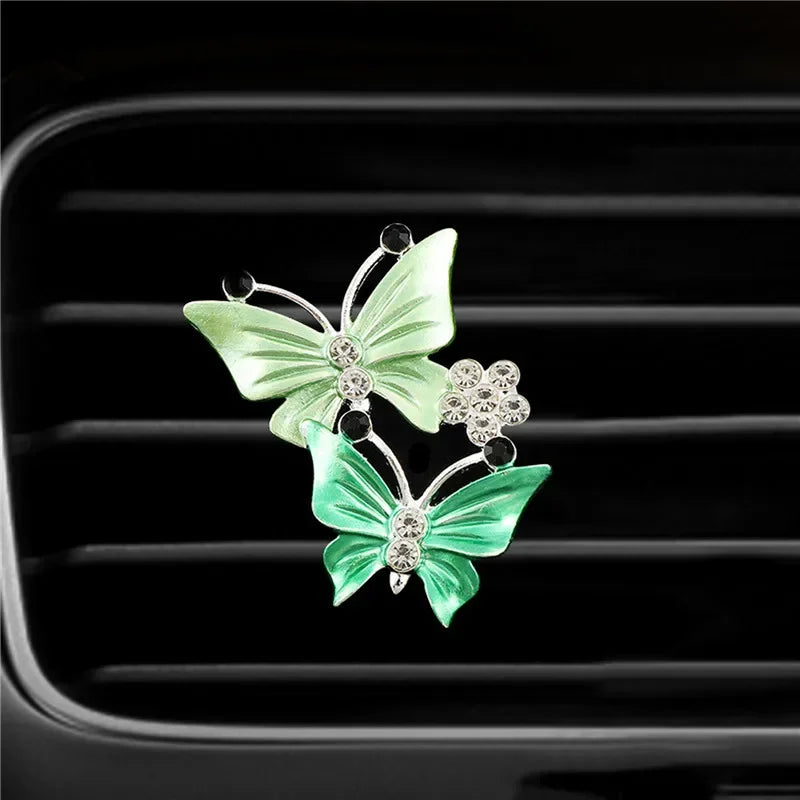 Car Air Outlet Perfume Clip Butterfly Air Conditioning Air Outlet Jewelry Goddess Aromatherapy Clip Car Diffuser Car Accessories