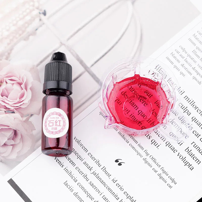 29 Colors 10ML Alcoholic Ink Resin Pigment Kit Liquid Resin Colorant Dye Ink Diffusion UV Epoxy Resin Pigment DIY Jewelry Making