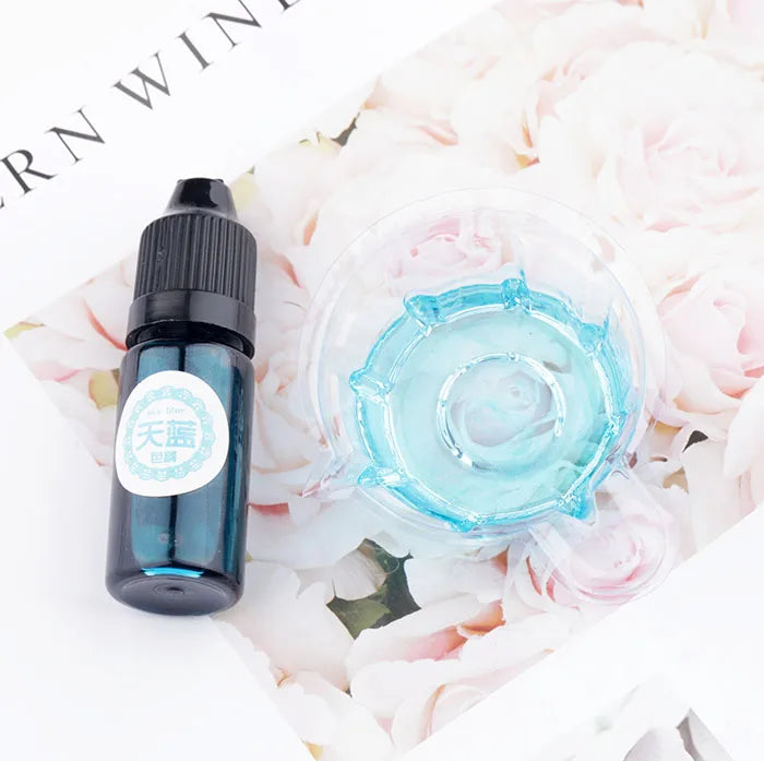 29 Colors 10ML Alcoholic Ink Resin Pigment Kit Liquid Resin Colorant Dye Ink Diffusion UV Epoxy Resin Pigment DIY Jewelry Making