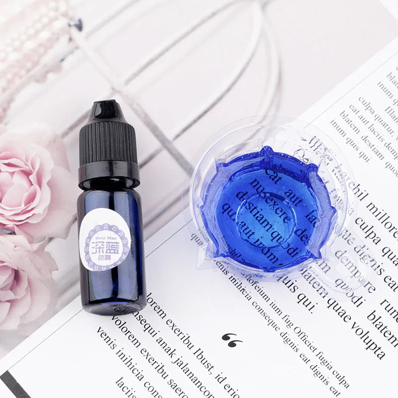 29 Colors 10ML Alcoholic Ink Resin Pigment Kit Liquid Resin Colorant Dye Ink Diffusion UV Epoxy Resin Pigment DIY Jewelry Making