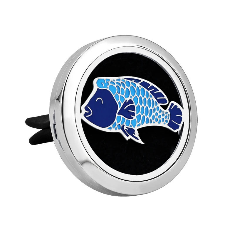 Doterra Car Clip Vent Aromatherapy Air Freshener Diffuser Locket Stainless Steel