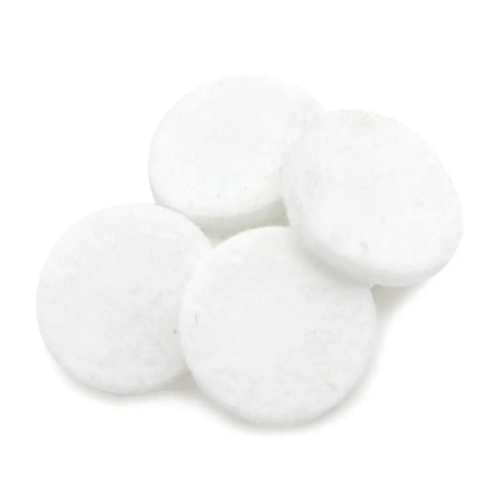 100Pcs Colorful Round Essential Oil Refill Pads Trendy Essential Oil Diffuser Round Aromatherapy Felt Pads Jewelry Accessories