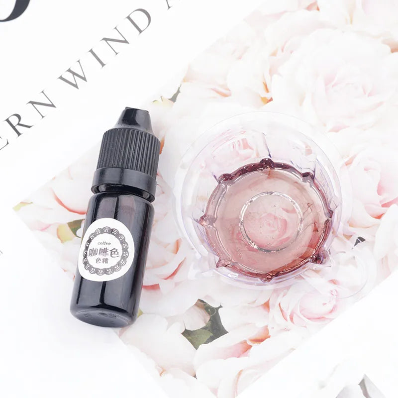 29 Colors 10ML Alcoholic Ink Resin Pigment Kit Liquid Resin Colorant Dye Ink Diffusion UV Epoxy Resin Pigment DIY Jewelry Making