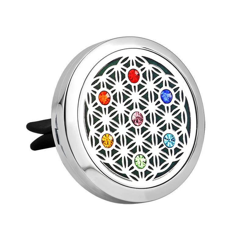 Doterra Car Clip Vent Aromatherapy Air Freshener Diffuser Locket Stainless Steel