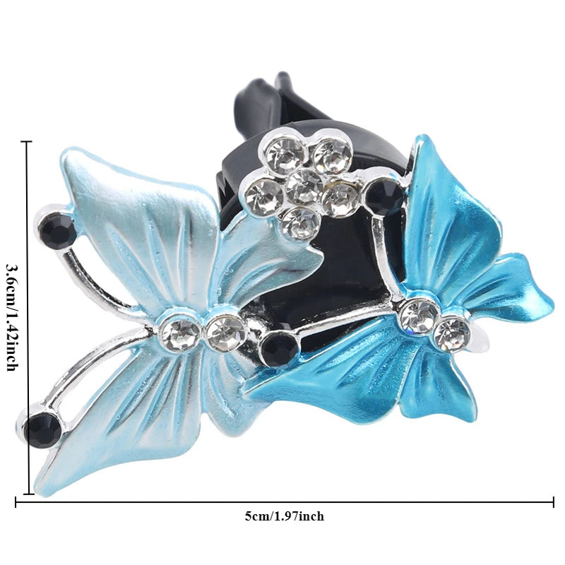 Car Air Outlet Perfume Clip Butterfly Air Conditioning Air Outlet Jewelry Goddess Aromatherapy Clip Car Diffuser Car Accessories