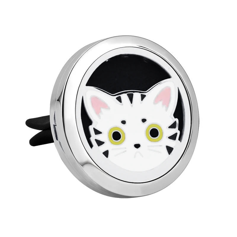 Doterra Car Clip Vent Aromatherapy Air Freshener Diffuser Locket Stainless Steel