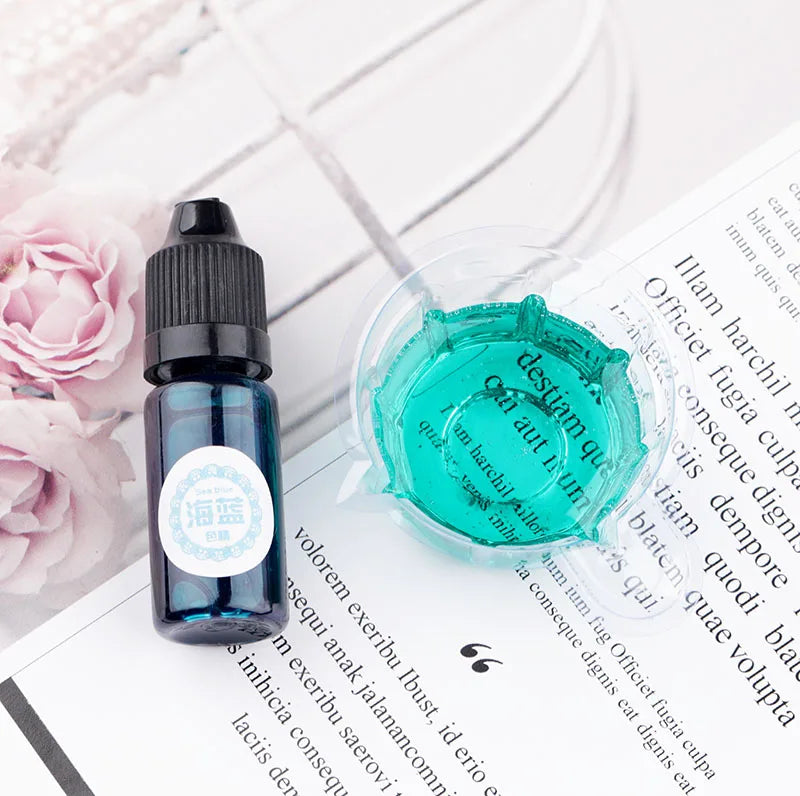 29 Colors 10ML Alcoholic Ink Resin Pigment Kit Liquid Resin Colorant Dye Ink Diffusion UV Epoxy Resin Pigment DIY Jewelry Making