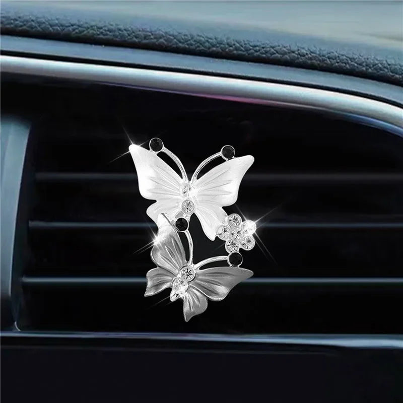 Car Air Outlet Perfume Clip Butterfly Air Conditioning Air Outlet Jewelry Goddess Aromatherapy Clip Car Diffuser Car Accessories