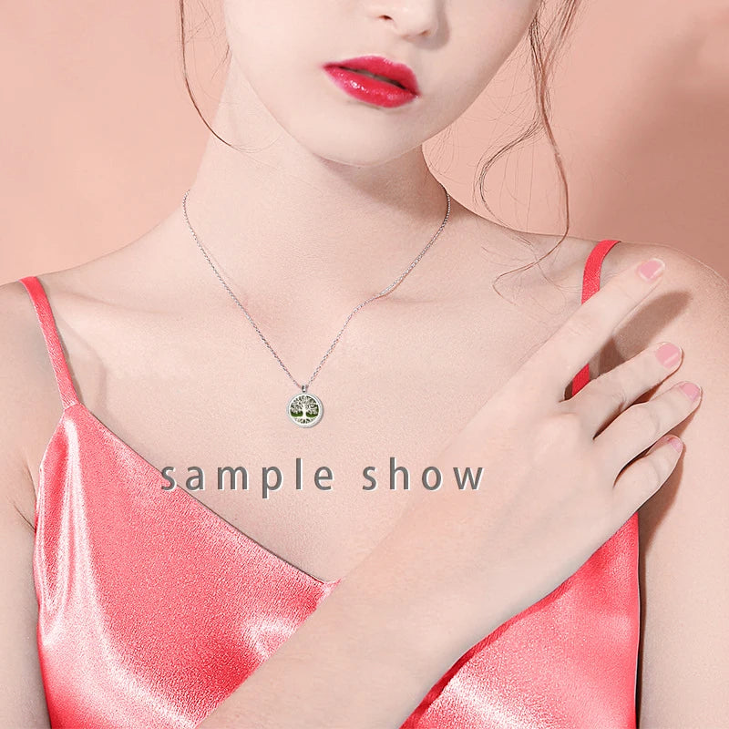 12mm Diffuser Perfume Necklace Locket For Women 316L Stainless Steel Jewelry Gold Color Essential Oil Aromatherapy Pendant Chain