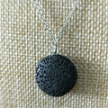 9 Colorful Round Lava Stone Essential Oil Diffuser Necklace Aromatherapy Jewelry Multilayer Rock Stone Necklace