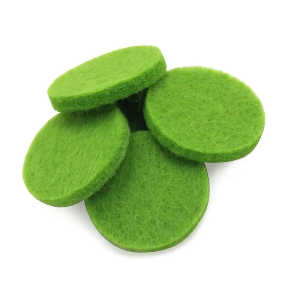 100pcs Colorful Round Essential Oil Refill Pads Essential Oil Diffuser Trendy Round Aromatherapy Felt Pads Jewelry Accessories