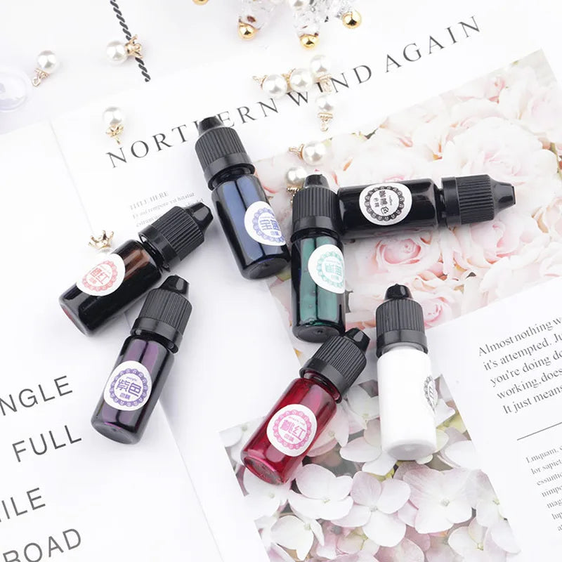 29 Colors 10ML Alcoholic Ink Resin Pigment Kit Liquid Resin Colorant Dye Ink Diffusion UV Epoxy Resin Pigment DIY Jewelry Making