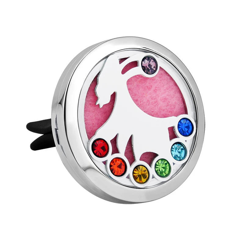 Doterra Car Clip Vent Aromatherapy Air Freshener Diffuser Locket Stainless Steel