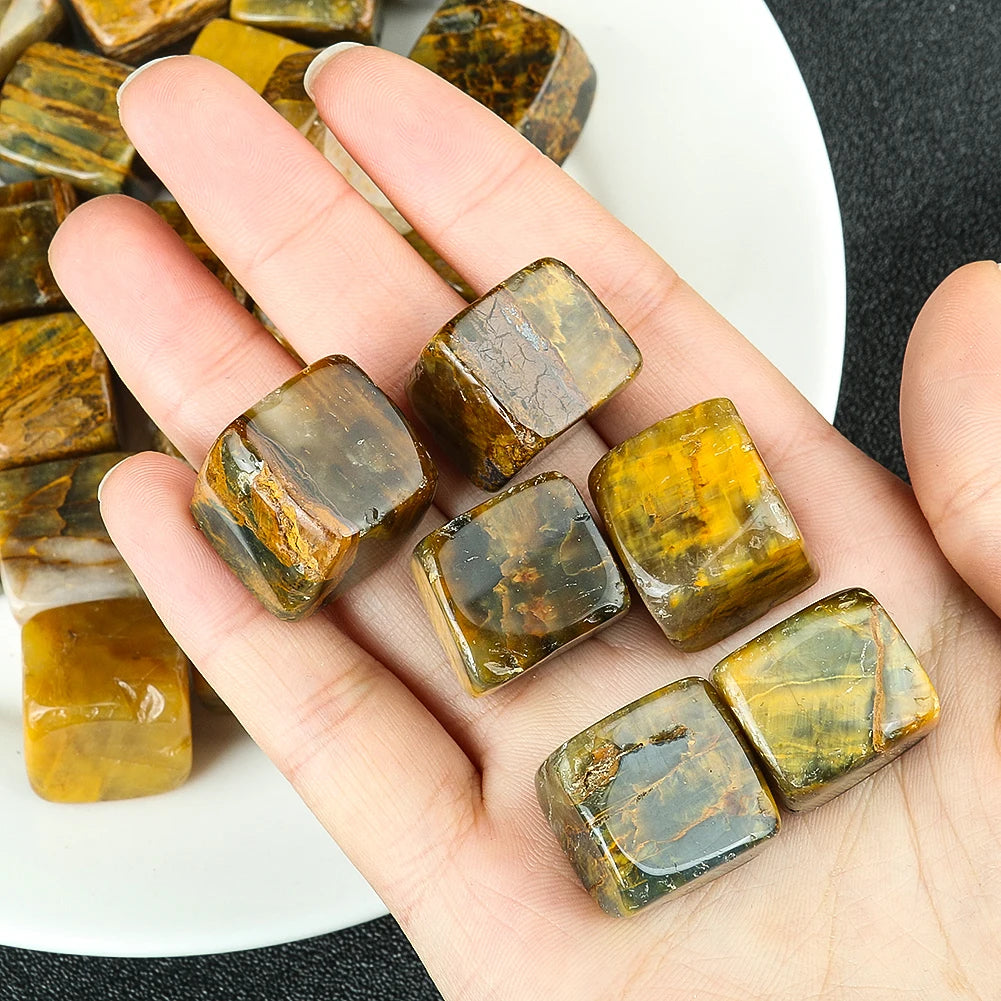 100G/PC Natural Peter Stone Square Block Aromatherapy Stone Flower Pot Fish Tank Decoration DIY Home Decor Jewelry Accessories